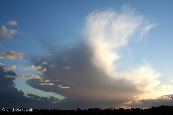 Anvil at sunset